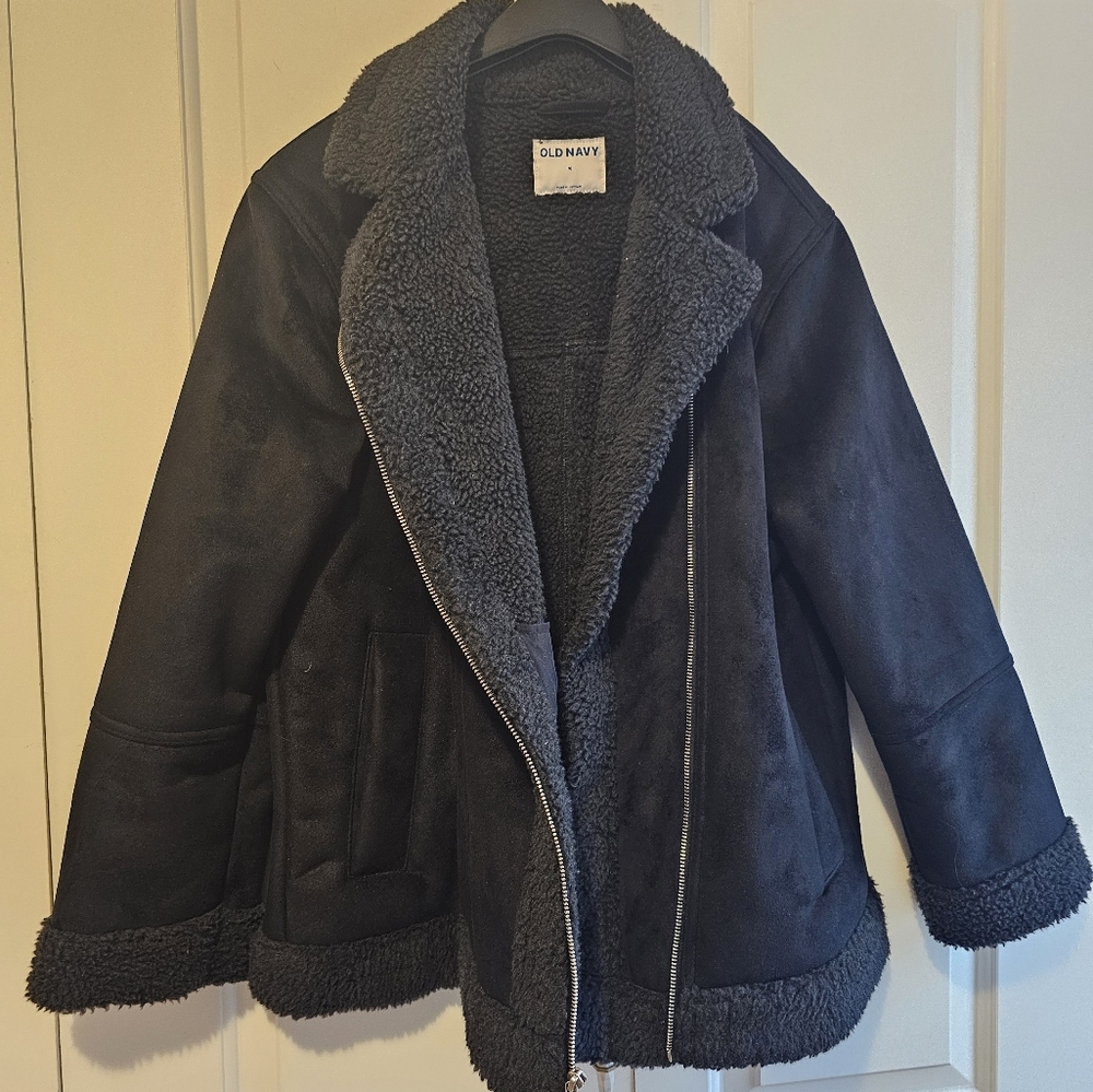 Faux Shearling Coat